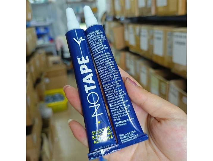 Adhésifs de liaison en Silicone imperméables sans bande, colle professionnelle pour systèmes capillaires de perruque en dentelle pour hommes, adhésifs faciles à appliquer