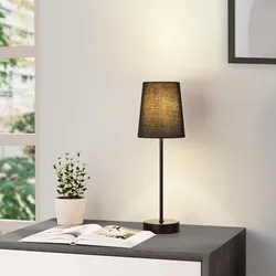 HOME DELUXE Tischlampe VANA - Braun