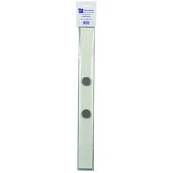 Alco Wandleiste Metall lackiert 5x50cm weiß inkl. 2 Magneten