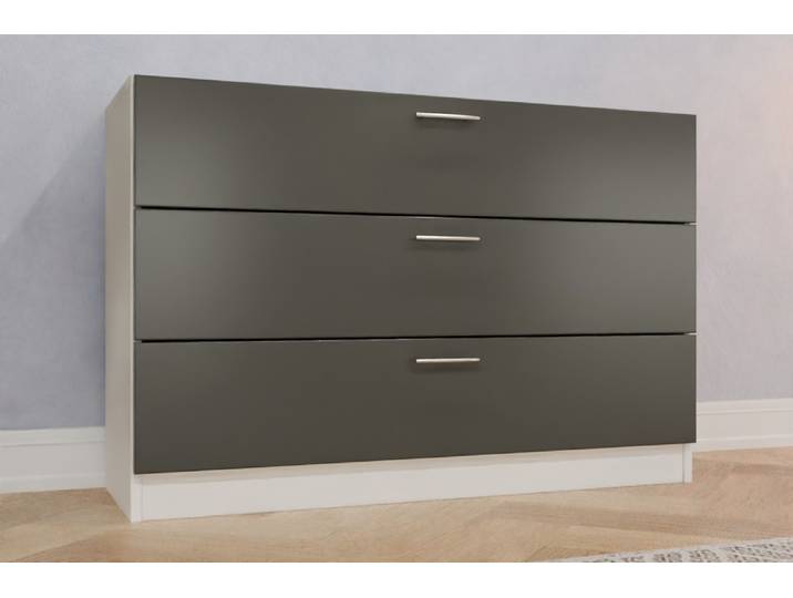Esszimmerschrank nach Maß - RAL 7043 Verkehrsgrau B - 76x113x39cm - Individuell konfigurieren