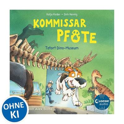 Kommissar Pfote (Band 9) - Tatort Dino-Museum - Katja Reider, Audio, 9783689580193