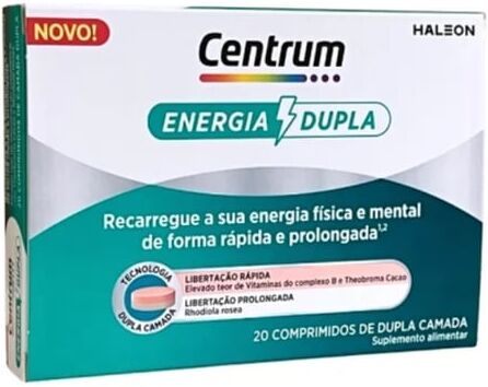Centrum Energia Dupla 20 Comprimidos