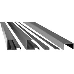 KAHRS Montageset TERA, für 24-27 mm Profile, RAL 7016, für ein Zaunfeld 1,80 x 1,80 m