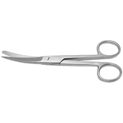 chirurgische Schere gebogen spitz/stumpf 14,5 cm