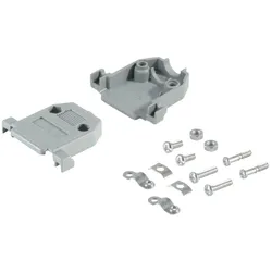 Gehäuse Schale, D-Sub, 15-pol, grau