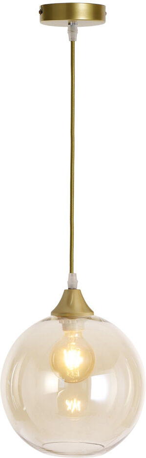 17 Stories Aeva-Louise 1 - Light Globe Pendant Amber/Gold