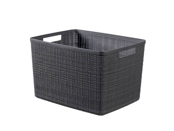 Curver Box Jute Grau 23 × 28 × 36 cm 20 l