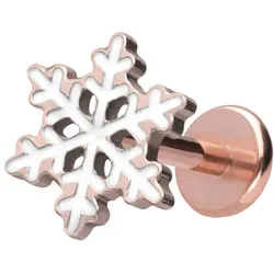 Titan Labret mit Push Fit SCHNEEFLOCKE
