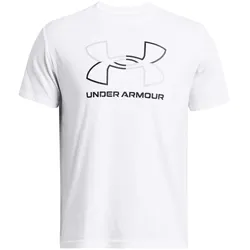 UNDER ARMOUR Foundation Sportshirt Herren 100 - white/black L