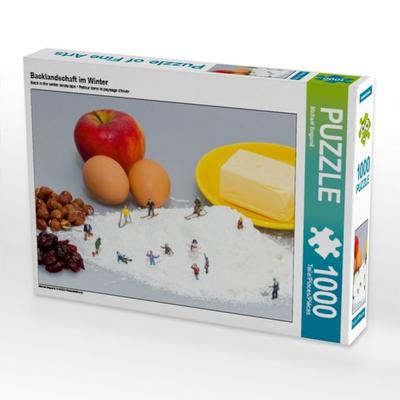 CALVENDO Puzzle Backlandschaft im Winter | 1000 Teile Lege-Größe 64x48cm Foto-Puzzle für glückliche Stunden