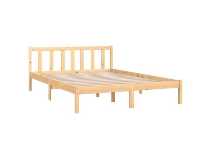160x200 cm Lit 2 personnes Jill - Cadre de lit Bois de pin massif FR2900