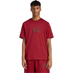 Adidas, Herren, Sportshirt, Future Icons Small Logo (M), Rot, M