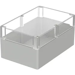 Rose Industrie-Gehäuse Lichtgrau (RAL 7035) Polycarbonat (Gehäuse), Elektronikzubehör + Gehäuse, Grau