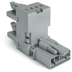Wago 890-1781 h-Verteiler,4-polig,Kod. B,grau 8901781  - 50 Stück