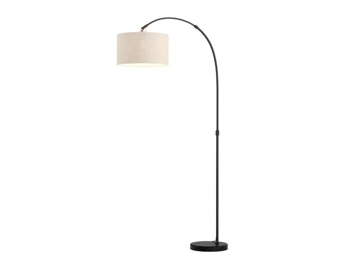 Stehlampe Bogenlampe SOLIS beige/schwarz
