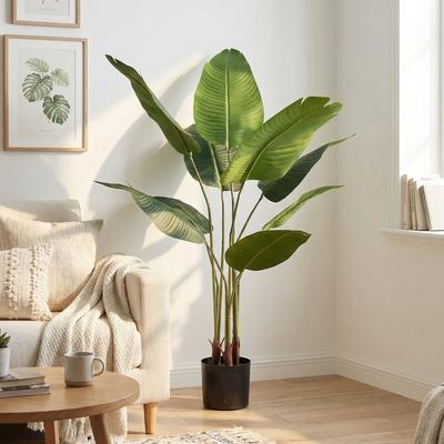 YVANLA Artificial Plant Fake Tropical Palm Tree