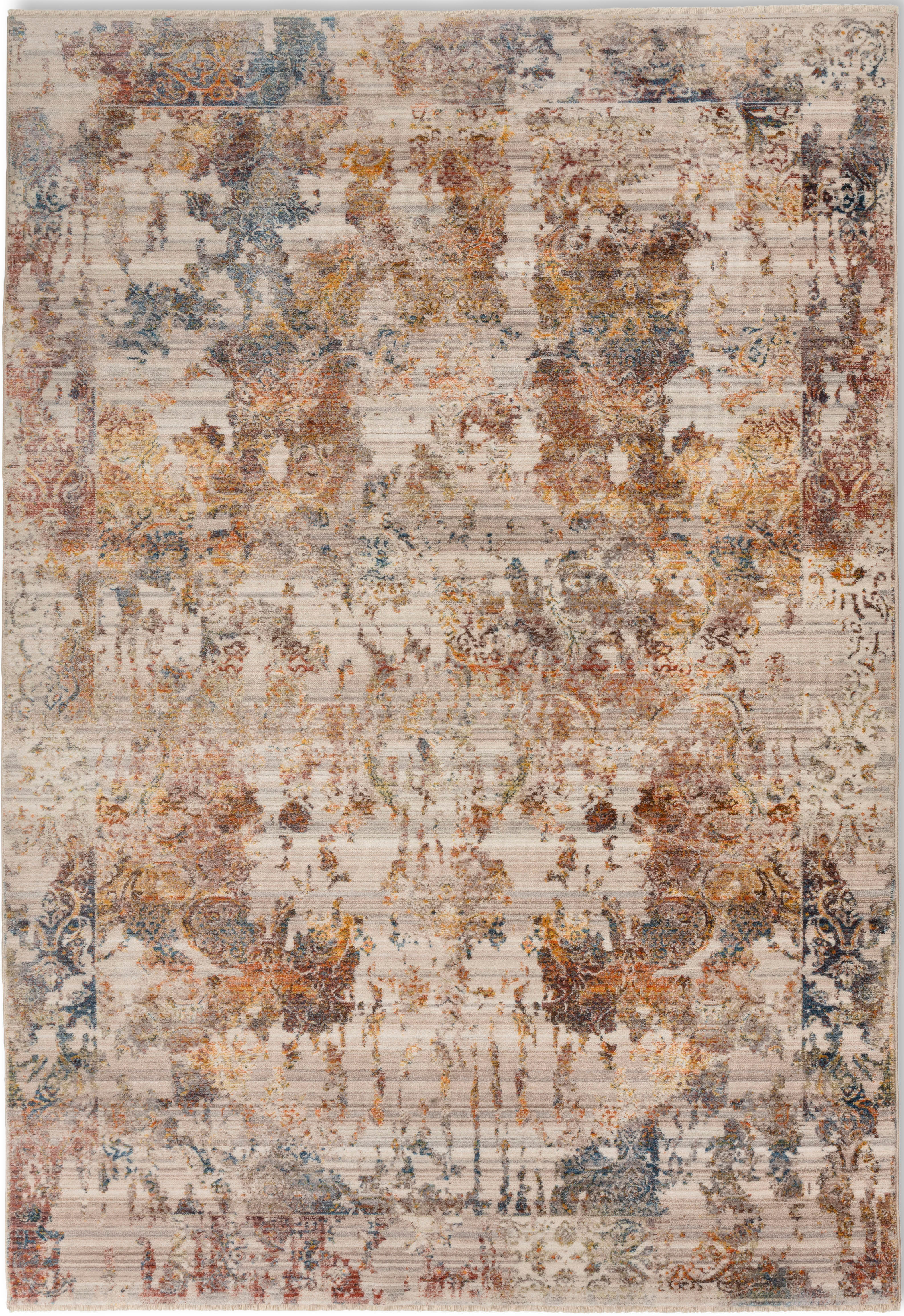 Teppich "Mystik 242", bunt, B:200cm H:7mm L:285cm, Kunstfaser, SCHÖNER WOHNEN-KOLLEKTION, Teppiche, Teppich, Vintage Look, weiche Oberfläche, Wohnzimmer bunt B : 200cm 1 Stk., 7mm, L: 285cm