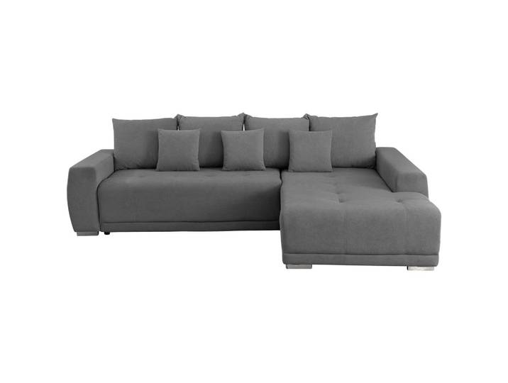 Ecksofa Madeleine Dunkelgrau S: 280x204cm