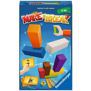 Ravensburger Geschicklichkeitsspiel Make n Break Mitbringspiel, aus Holz, für 2-4 Spieler, ab 8 Jahre