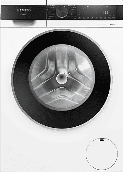 REACONDICIONADO Seminuevo Muy bueno Lavadora carga frontal - Siemens WG44G2ZAES, Serie IQ500, 9 kg, 1400 RPM, 17 programas, Smart Finish, AntiManchas