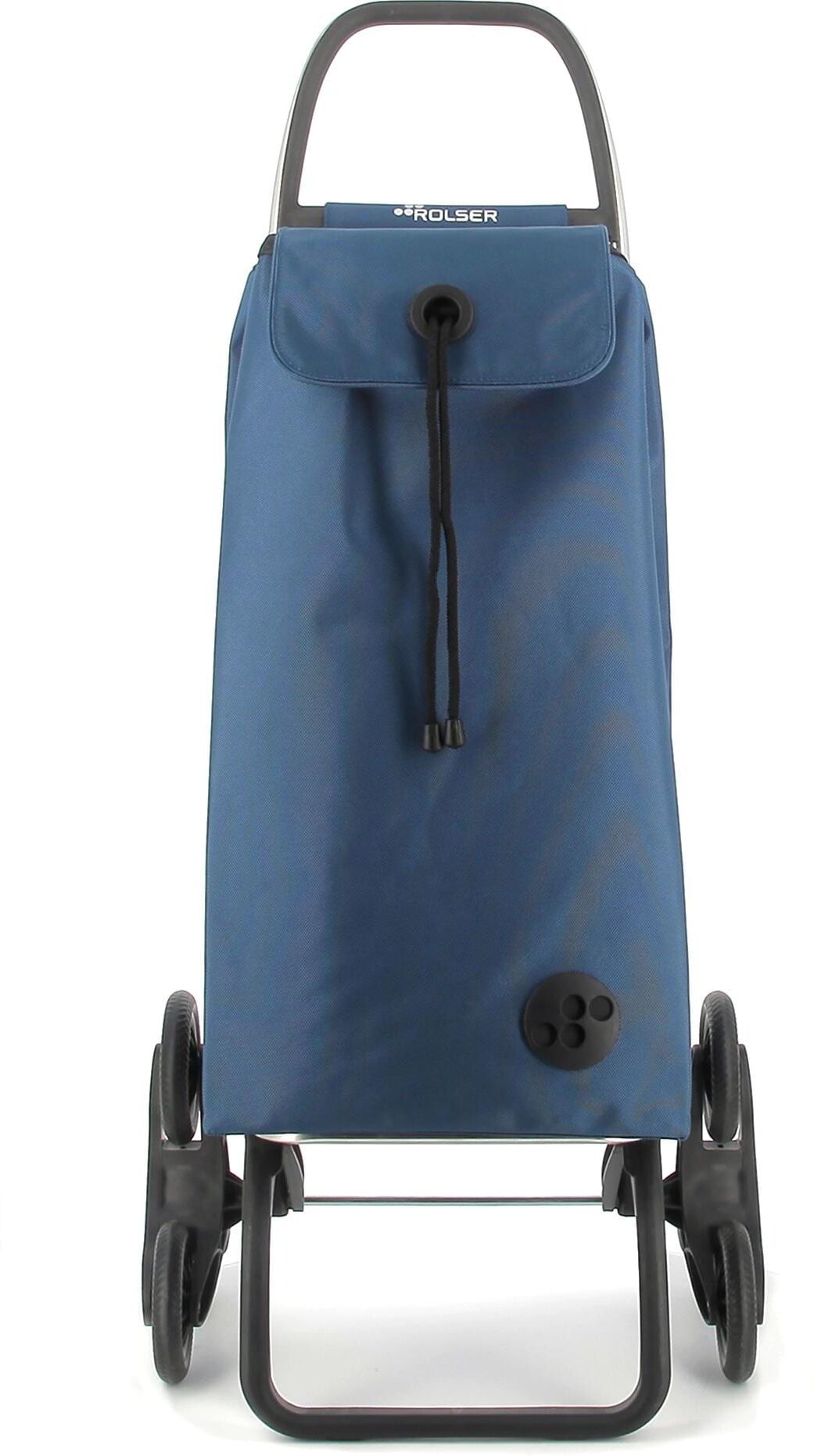 Einkaufstrolley ROLSER "IMAX MF 6 DENIM", Damen, blau (blau denim), Aluminium, Textil, Einkaufskörbe Einkaufstrolley blau denim Einheitsgröße