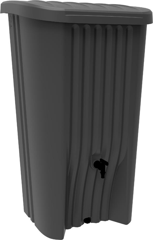 EDA Plastiques Regentonne RECUP DECO 150 liter antraciet
