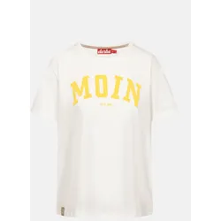 Derbe T-Shirt Moin Damen Gelb GOTS Organic