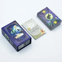 Purple Foil Tarot Card Set - Witch Tarot - with booklet