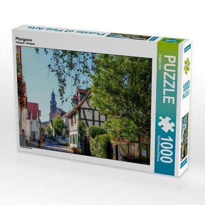 CALVENDO Puzzle Pfarrgasse 1000 Teile Puzzle quer | 1000 Teile Lege-Größe 64 × 48 cm Foto-Puzzle für glückliche Stunden