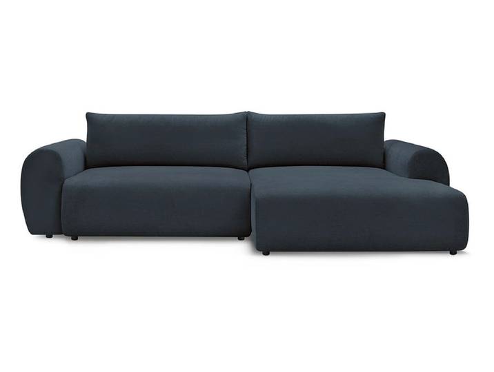 Ecksofa BOBOCHIC LUCIEN Stoff dunkelblau