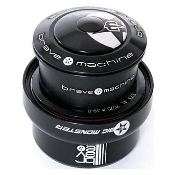 Brave Classics Brave Integrated 1 1/8 Schwarz Semi-Reduzi (BMHS55BK)