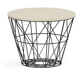 Runder Konferenztisch STILO, Durchmesser 60 cm, Birke