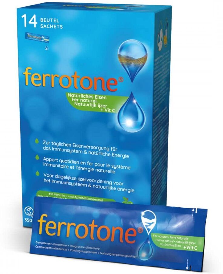 Ferrotone Eisen mit Apfelkonzentrat und Vitamin C 14X25ml