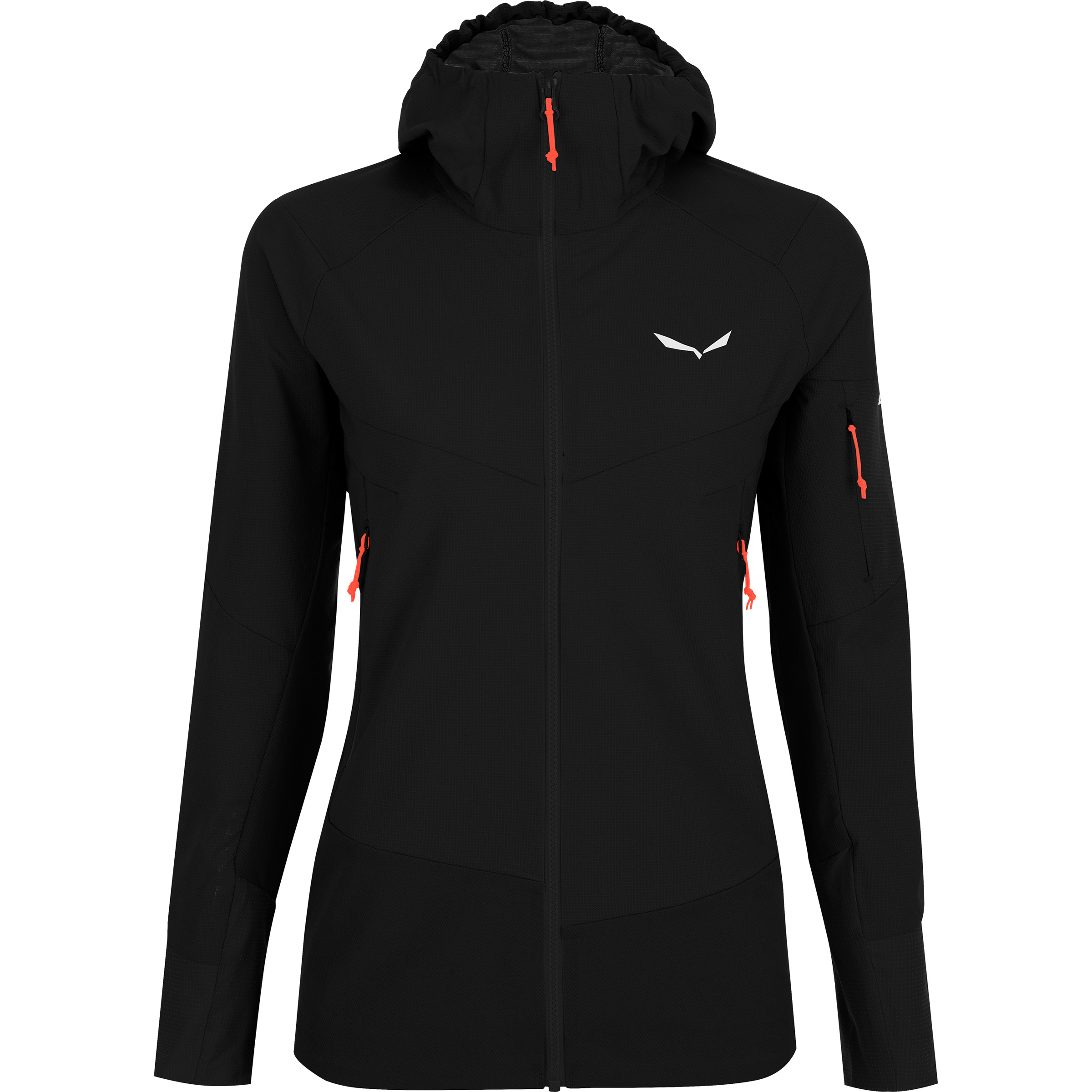 Salewa Agner DST Damen Softshelljacke schwarz Größe XS Alpinklettern Elastisch Wasserabweisend