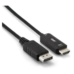 CLUB3D CAC-1083 DisplayPort-Kabel 2 m HDMI Typ D (Mikrofon) Schwarz