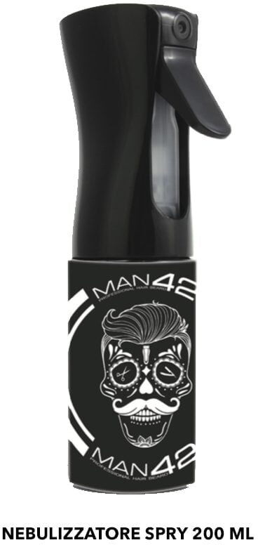 Man42 Spruzzino Nebulizzatore Capelli 200 ml – Bottiglia Spray per Barber Shop e Barbiere