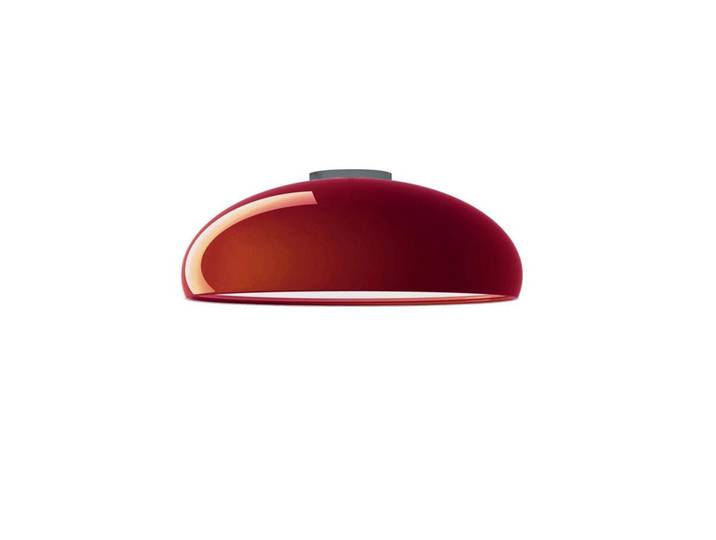 FONTANA ARTE plafonnier PANGEN (Rouge - Aluminium verni)