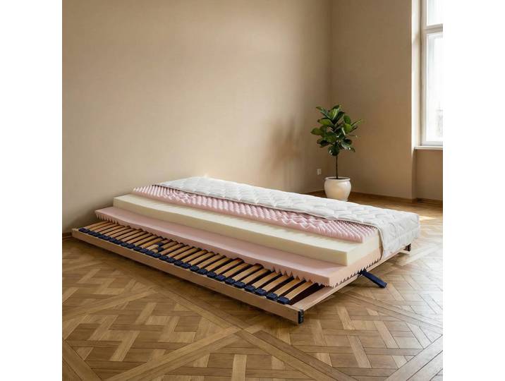 Set économique Aloe 120 x 200cm D3 medium Blanc