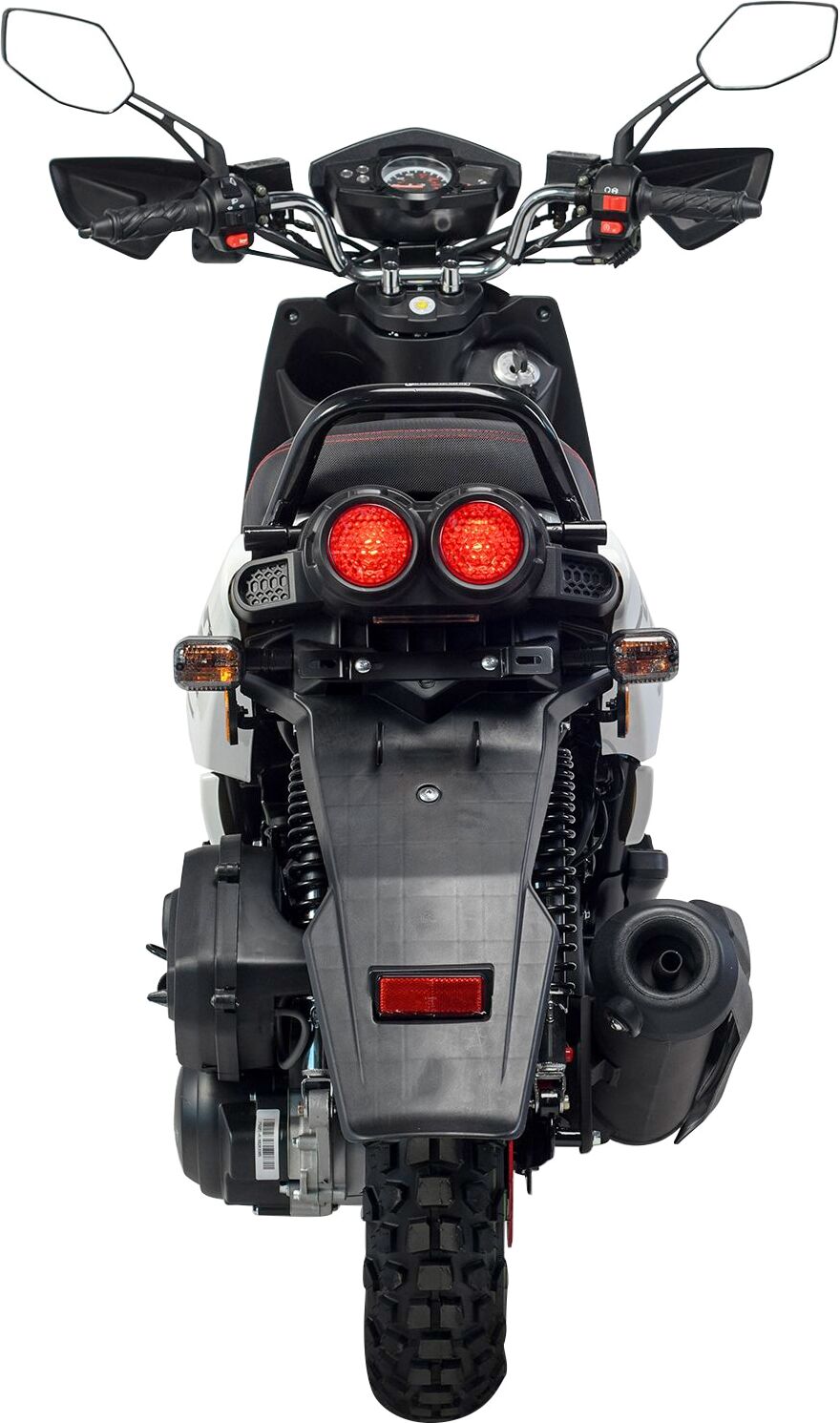 Motorroller GT UNION "PX55 Cross Conzept 125", rot (weiß, rot, schwarz, schwarz), Motorroller, 85 km/h, Luftgekühlter Motor, B:75cm H:115cm L:204cm