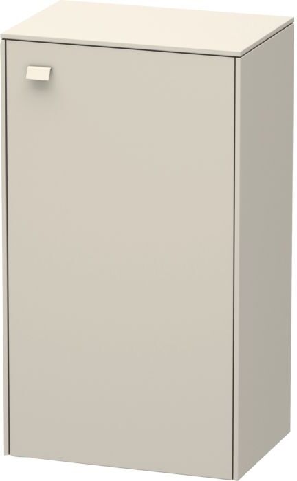 Duravit Brioso Halbhochschrank Individual 61-91cm BR1340R9191, Taupe, Tür rechts