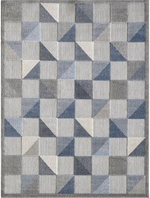 Domani Napa Geometric Ombre Indoor/ Outdoor Rug