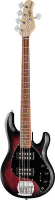Sterling by Music Man StingRay 5 HH Ruby Red Burst Ruby Red Burst Satin