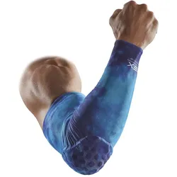 McDavid, Unisex, Armlinge + Beinlinge, Armschützer "Hexpad" (S), Blau, S