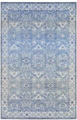 Vista Home Montreux Vintage Traditional Blue Area Rug