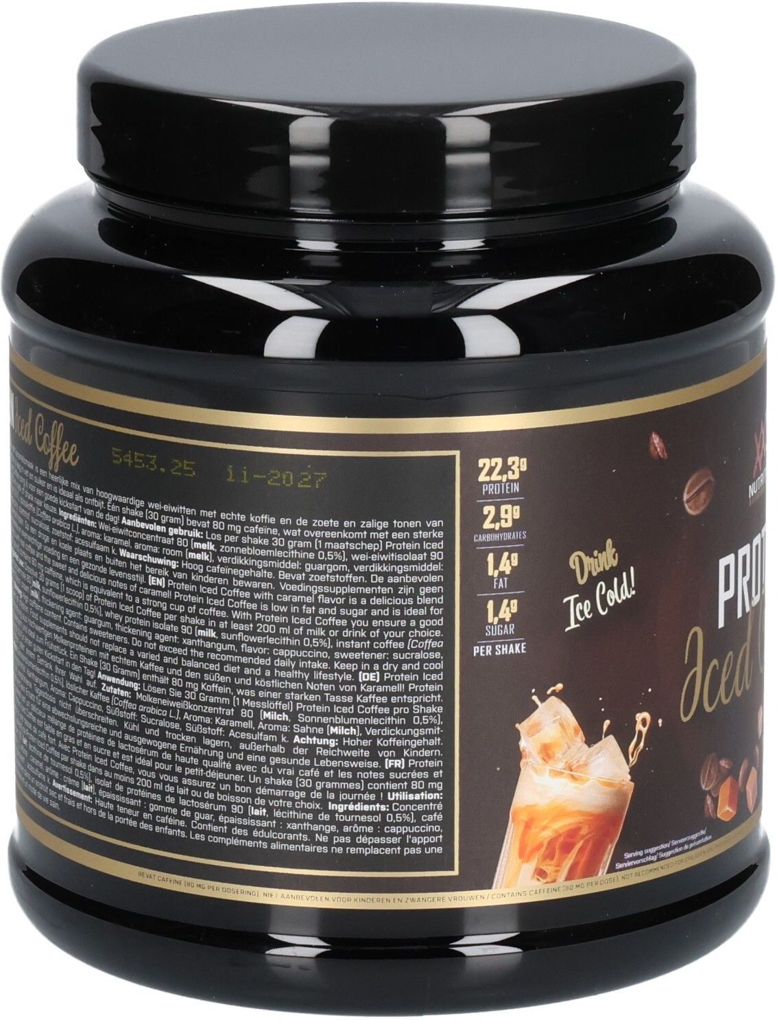 XXL Nutrition Protein Iced Coffee Caramel 450g 450 g Puder