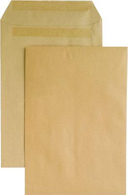 Versandtaschen Eurokuvert, C4, ohne Fenster, selbstklebend, 250 Stück, Papier, braun