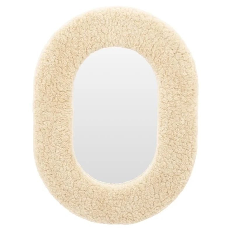 By Boo Spiegel Kiss klein oval beige