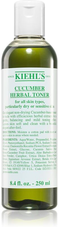 Kiehl's Cucumber Herbal Toner facial toner for dry and sensitive skin 250 ml