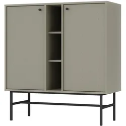 KOMMODE TORINO 100/108/41 cm mit 2 Türen Hellgrün