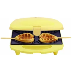 Bestron DSW271, Waffeleisen, Gelb